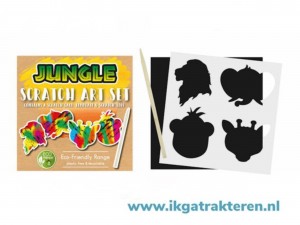 Magische Kleuren Scratch Papier Jungle - Eco Friendly