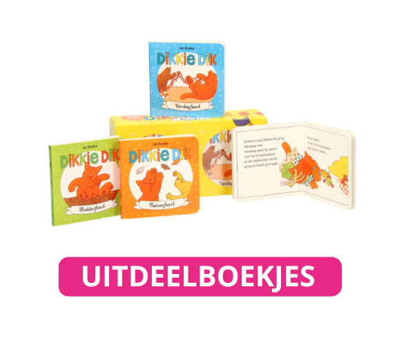 Uitdeelboekjes, populaire traktatieboekjes voor peuters en kleuters