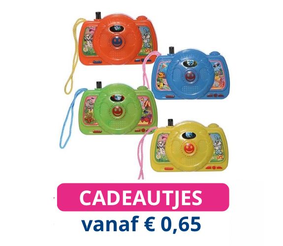 Uitdeelcadeautjes vanaf 55 cent, grotere traktatiecadeautjes