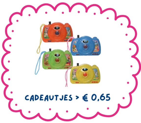 Uitdeelcadeautjes € 0,65 en hoger