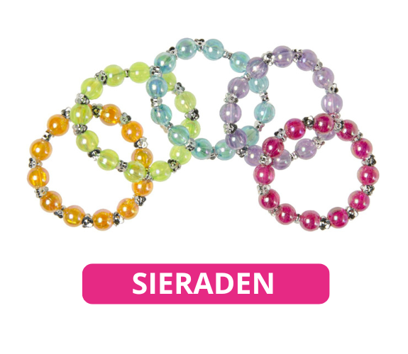 Uitdeelcadeautjes sieraden, kinderarmbandjes en kettinkjes
