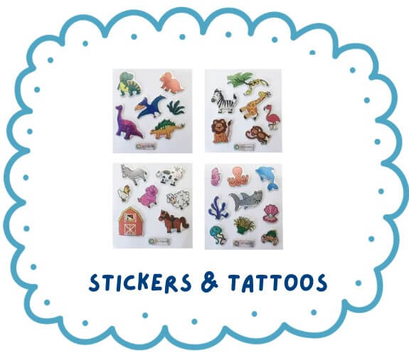 Uitdeelcadeautjes Stickers & Tattoos