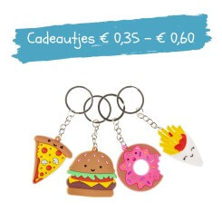 uitdeelcadeautjes € 0,35 - € 0,60