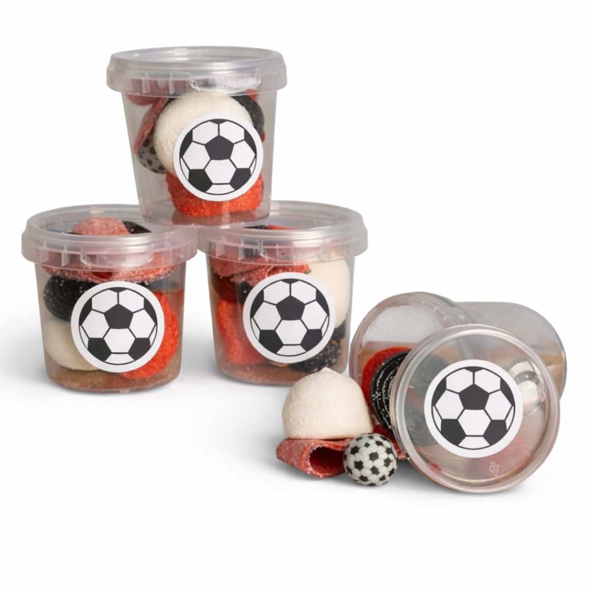 Voetbal snoepbakje in clubkleuren