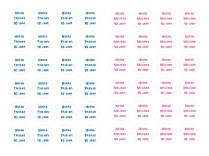 Traktatie Stickers 24 per vel