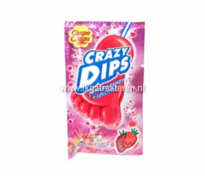 Snoep: Crazy Dip Aardbei