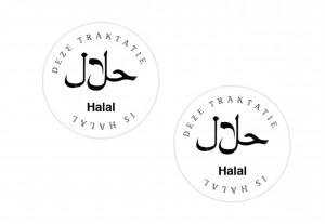 Sticker halal 