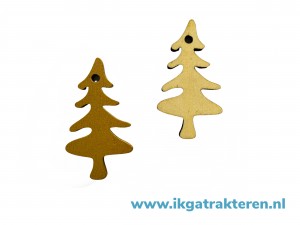 Houten Kerstboom met Gaatje