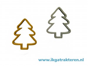 Houten Kerstboom Open Frame