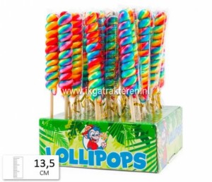 Snoep: Lolly Twist Rainbow