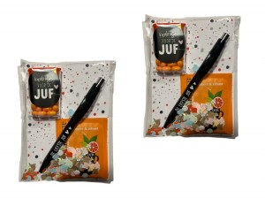   Pen / Thee Juf Cadeautje Oranje