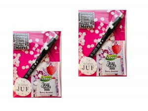  Pen / thee juf cadeautje Roze