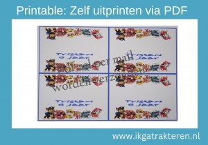 Printable Snoepzak Label Paw Patrol