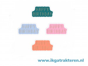 Sticker Happy Birthday 