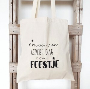   Tas Maak van iedere dag een feestje