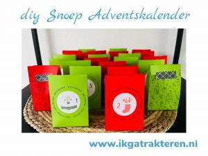 DIY adventskalender Snoep
