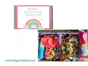 Cadeaubox Eenhoorn Feestje