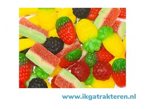 Snoep: 250 gram Fruitmix Zomer