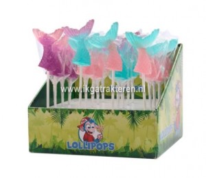 Snoep: Mini Pops Zeemeermin Staart