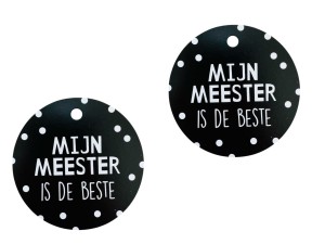 Cadeaukaartje Mijn Meester is de Beste Rond