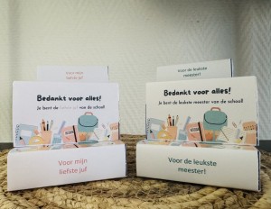   Cadeautje Pepermunt Juf of Meester