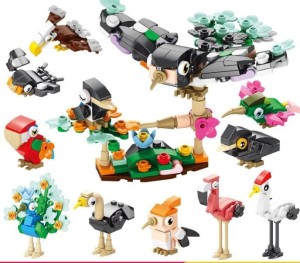 Bouwblokjes Vogel