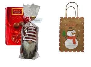 Kerstcadeautje Gnoom met Chocolade