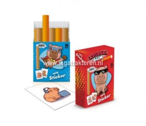 Snoep: Capybara Kauwgum met Sticker