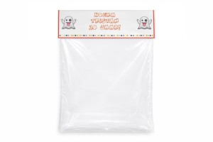 Spook Traktatie zakje met label met tekst