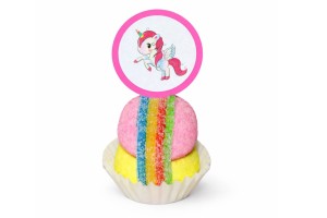 Eenhoorn Traktatie Snoeptaart (per gebakje)