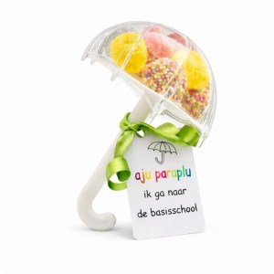 Aju paraplu / Afscheidstraktatie figuur