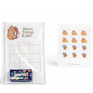 Capibara Traktatie Tic Tac Toe