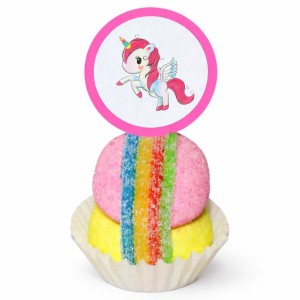 Eenhoorn Traktatie Snoeptaart (per gebakje)