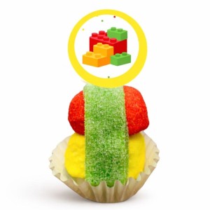 Bouwstenen Trakatie Snoeptaart (per gebakje)