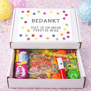 Cadeaubox Bedankt dat je op mijn feestje was