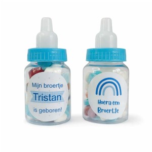 Geboorte Traktatie Flesje Jongen