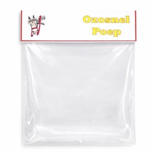  Ozosnel Poep Traktatie zakje met label met tekst