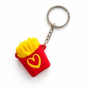 Frietjes Sleutelhanger – Snack Sleutelhanger Patat 4,5 cm