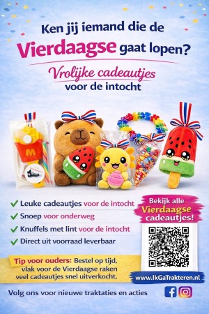 Vergeet dit niet voor de Avondvierdaagse