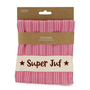 Juffencadeautje Theedoek Super Juf