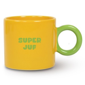 Beker Super Juf Geel