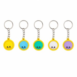 Squishy Dumpling Sleutelhanger 2,5 cm Assorti Kawaii Hanger