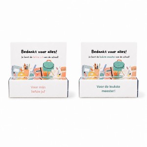 Cadeautje Pepermunt Juf of Meester