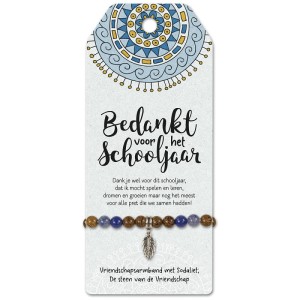 Juffencadeautje Armband | Bedankt voor het Schooljaar