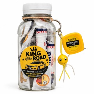 Cadeautje Flesje Taxi Chauffeur - King of the Road