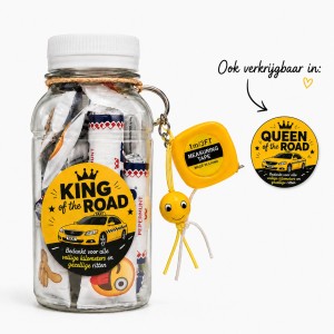 Cadeautje Flesje Taxi Chauffeur - King of the Road