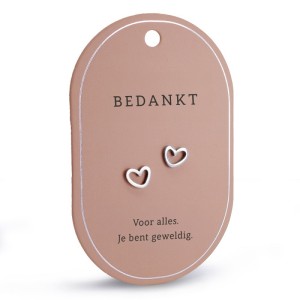 Oorbellen Zilver Bedankt