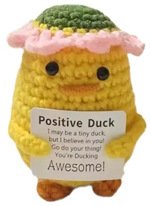 Positieve Eend met hoedje