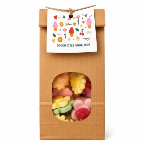 Bloemetjes voor Jou – Snoepcadeau 150 gram