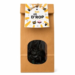Het zit D’rop – Afscheid Snoepcadeau 150 gram Drop